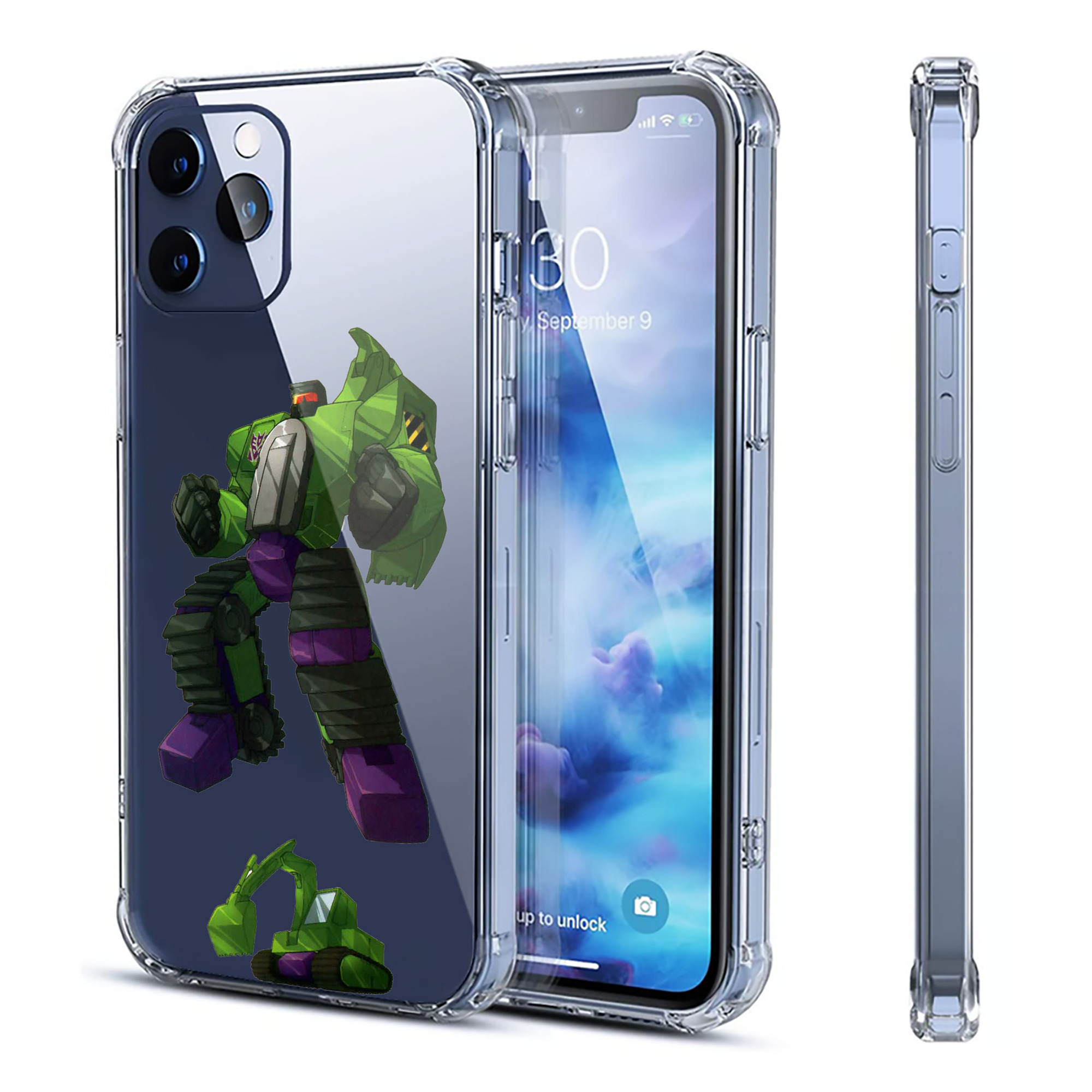（画像用）  【iPhone 12シリーズ対応】透明スマホケース（クリアソフトケース）